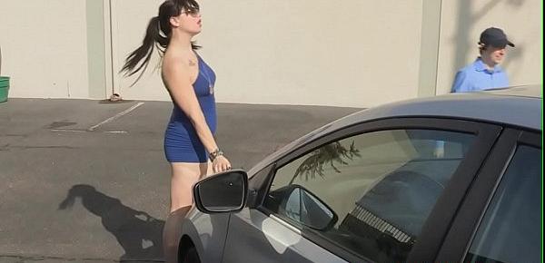  BDSM sub tied up and whipped to get cheap car